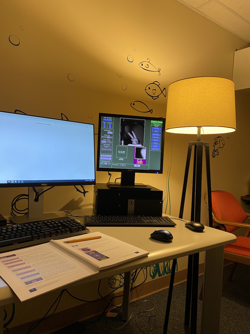 Eye tracker - experimenter side